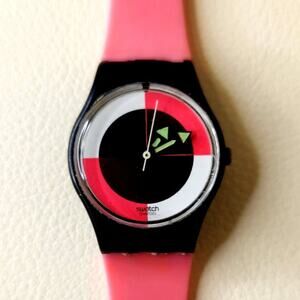 Swatch watch NEO QUAD LB109 1985 Standard Ladies with new strap box and battery